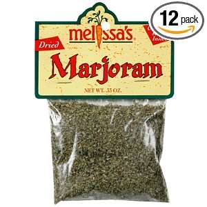 Melissas Dried Marjoram, 0.33 Ounce Bags (Pack of 12)  