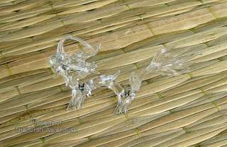 rice fields hand blown glass art sculpture small clear dragon