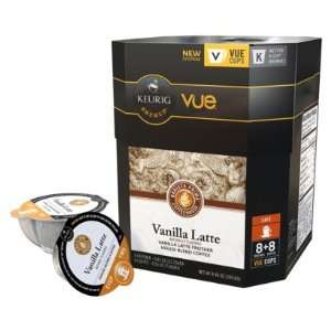   Prima Vanilla Latte Coffee and 48ct Frothers for Keurig Vue Brewers