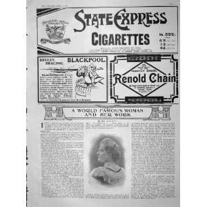   1904 MRS JACK MAY STATE EXPRESS CIGARETTES BLACKPOOL