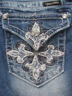 New Miss Me Jeans Style # JP5335P6 Capri Lowrise Stretch Size 25 