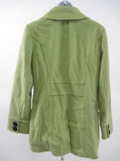   green wool blazer peacoat jacket coat in a size 6 this fresh take on