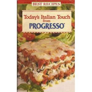   Todays Italian Touch From Progresso (Best Recipes) Progresso Books