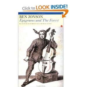  Epigrams and The Forest (9780415967495) Ben Jonson 