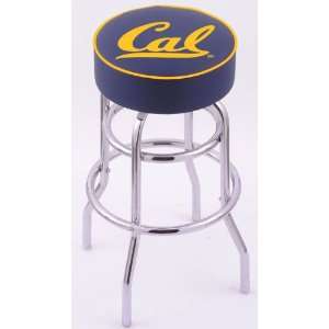 University of California Berkeley Steel Stool with 4 Logo Seat and 