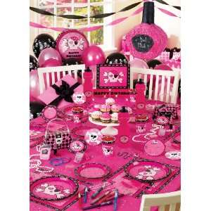  Pink Skull Ultimate Party Pack for 8: Toys & Games
