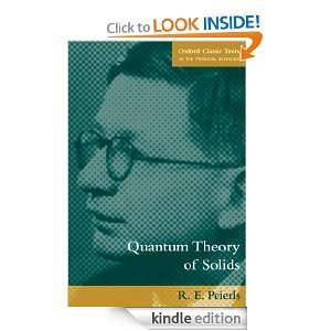 Quantum Theory of Solids (International Series of Monographs on 