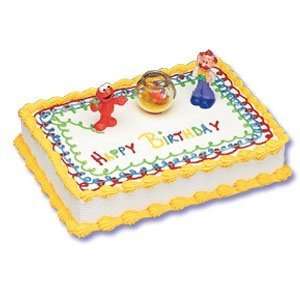  Sesame Street Elmos World Party Cake Topper Set: Toys 