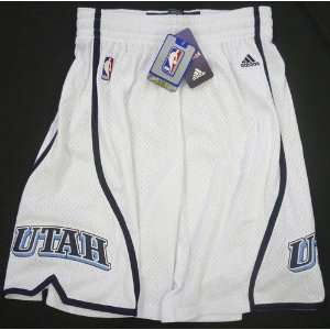  Utah Jazz Swingman Shorts (White) 2XL