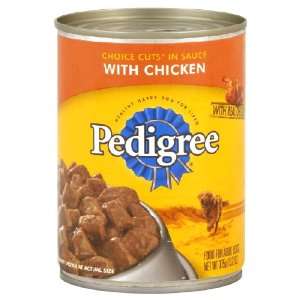  Pedigree Food for Adult Dogs, with Chicken 13.2oz. (Pack 