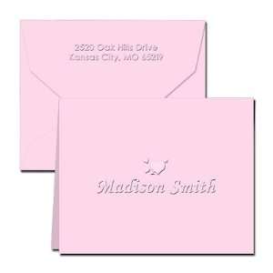 Classic Impressions Embossed Personalized Stationery   Love Heart 