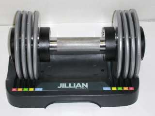 Jillian Michaels Ultimate 25 Pound Adjustable Speed Dumbbell  