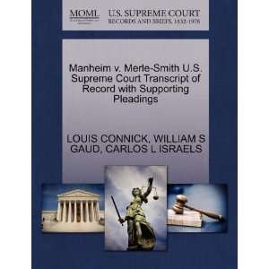 Manheim v. Merle Smith U.S. Supreme Court Transcript of Record with 