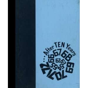  (Black & White Reprint) 1972 Yearbook Mother Guerin College 