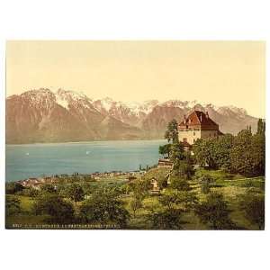   Montreux, Chatelard Castle, Geneva Lake, Switzerland
