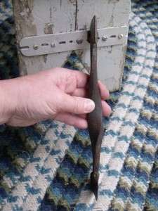   Primitive Antique Blacksmith Made Iron Hammer Ax Wedge Tool  