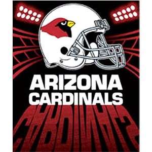  Arizona Cardinals Light Weight Fleece NFL Blanket (Shadow 