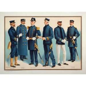 1899 U.S. Navy Uniforms Lieutenant Captain Ensign Cadet   Original 