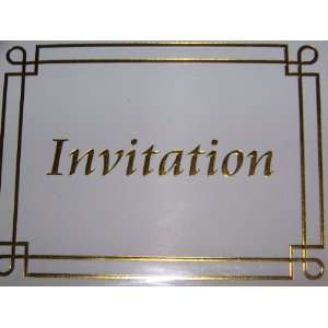  Invitation Cards 10pk Blank w/ Envelopes Health 
