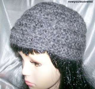 NWT Grey ALPACA Twilight Bella INSPIRED crochet hat  