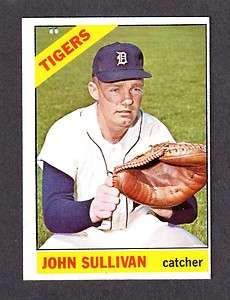 1966 TOPPS #597 John Sullivan DETROIT TIGERS EX MINT  