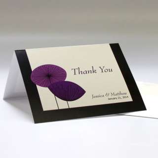 24cts WEDDING PARTY FAVOR PERSONALIZED THANK YOU CARDS 068180004621 