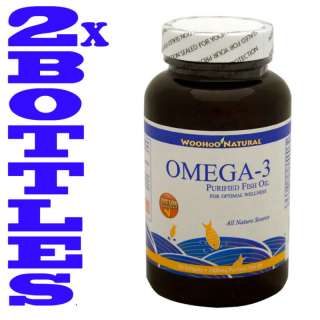 2x Nature Omega 3 Purified Fish Oil DHA EPA 90 softgels  