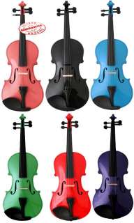 Viola 15 & 16 Black, Green, Blue, Pink, Purple & Red