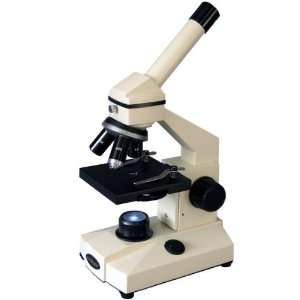 AmScope 40X 400X Solid Metal Student Biological Compound Microscope 