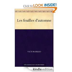 Les feuilles dautomne (French Edition) Victor Hugo  