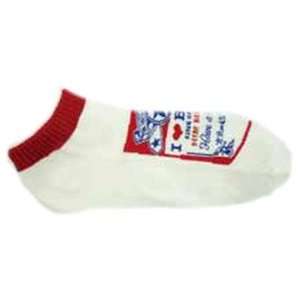  I Love Beer Ankle Socks Red and White New Toys & Games