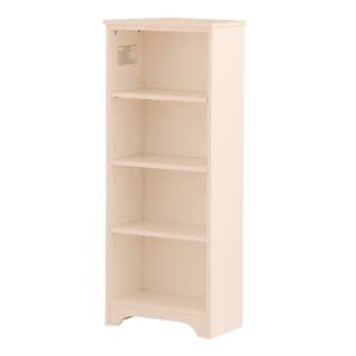   Bookcase White Color, Solid New Zealand Pine & Wood, Easy Assembly