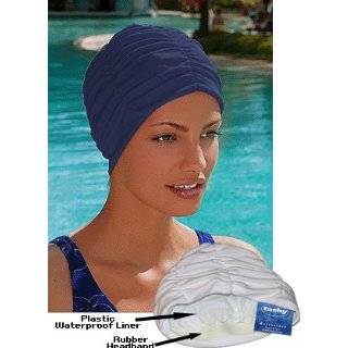 Fashy Royal Solid Swim Cap   Black   PVC Free   Made in Germany