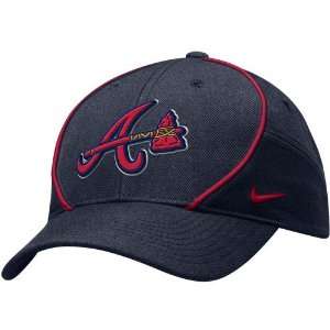 Nike Atlanta Braves Navy Blue Post Season Wool Hat Sports 