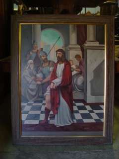 HAND PAINTED RELIGIOUS PAINTING ON BOARD 05NY009A  