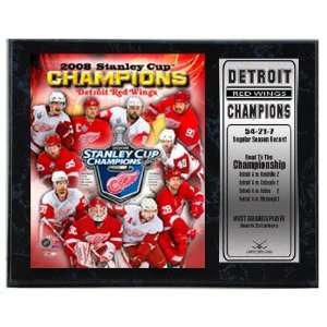  Detroit Red Wings World Champions Photograph with Statistics 