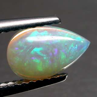 Natural Solid Australian Opal Play of Color 0.85 ct  