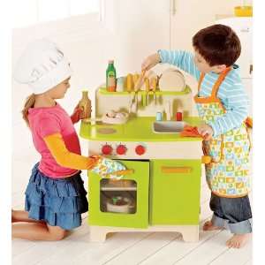 Hape Child Size Gourmet Wood Chef Play Kitchen  Toys 