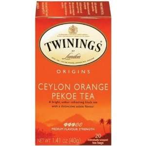 Twinings, Ceylon Orange Pekoe Tea, 20 Grocery & Gourmet Food