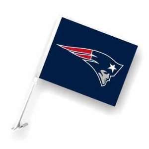  New England Patriots   2 Sided Car Flags Case Pack 6 