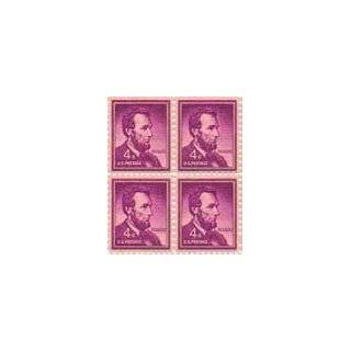 Abraham Lincoln Set of 4 X 4 Cent Us Postage Stamps Scot #1036a
