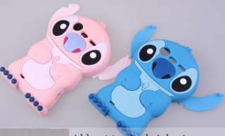 NEW Blue / Pink 3D Stitch Silicone Cover Case for HTC Incredible 2 S 
