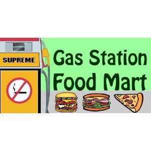  3x6 Vinyl Banner   Supreme Gas Station Food Mart 