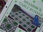 SHAMROCK CLOVER TABLE RUNNER CROCHET PATTERN