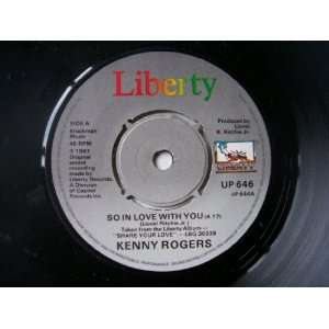  KENNY ROGERS So In Love With You UK 7 45 Music