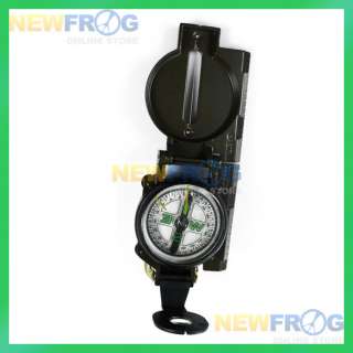 in 1 Hunt Army Camp Survival Lens Lensatic Compass  