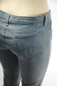   99 Womens Slate Gray Slim Skinny Satiny Twill Jeans Size 31  