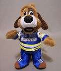   Rent To Own Lucky Dog Plush Mascot Doll Race Car Driver Stuffed Animal