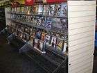 DVD RACKS Electronics Store Fixtures BLACK Floor & Wall Displays USED 