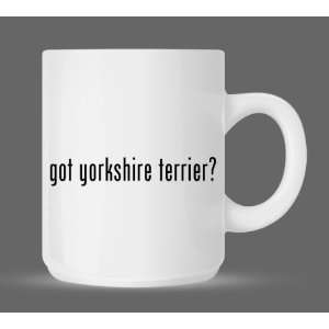  got yorkshire terrier?   Funny Humor Ceramic 11oz Coffee 